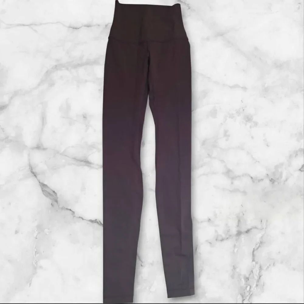 Lululemon Size 2 High Rise Wunder Under Ombre Purple